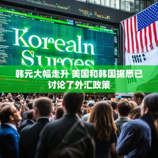 韩元大幅走升 美国和韩国据悉已讨论了外汇政策