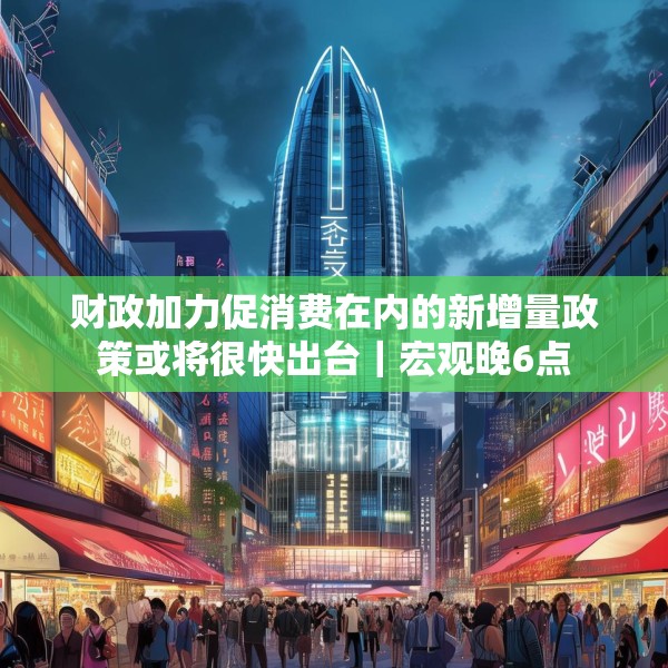 财政加力促消费在内的新增量政策或将很快出台｜宏观晚6点