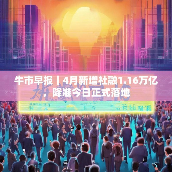 牛市早报｜4月新增社融1.16万亿，降准今日正式落地