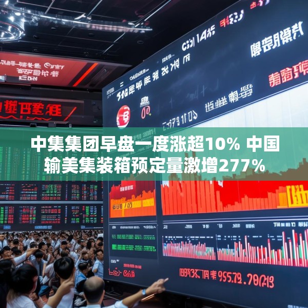 中集集团早盘一度涨超10% 中国输美集装箱预定量激增277%