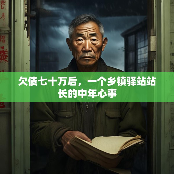 欠债七十万后，一个乡镇驿站站长的中年心事