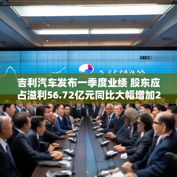 吉利汽车发布一季度业绩 股东应占溢利56.72亿元同比大幅增加263.59%