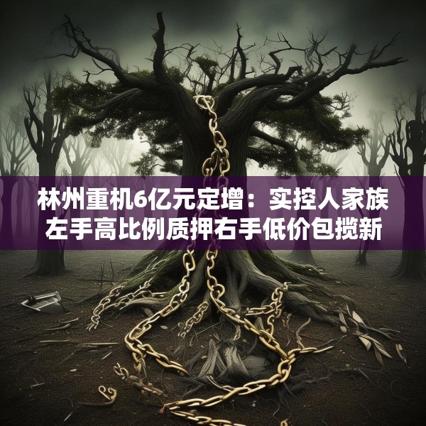 林州重机6亿元定增：实控人家族左手高比例质押右手低价包揽新股 前次募资“烂尾”十年