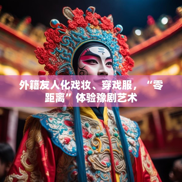 外籍友人化戏妆、穿戏服，“零距离”体验豫剧艺术