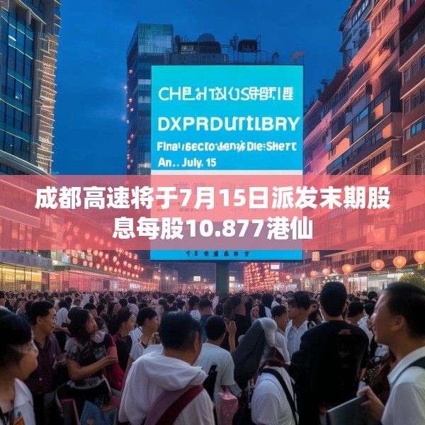 成都高速将于7月15日派发末期股息每股10.877港仙
