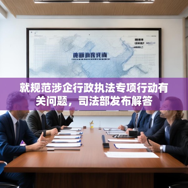 就规范涉企行政执法专项行动有关问题，司法部发布解答