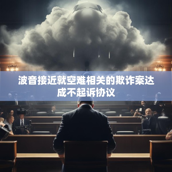 波音接近就空难相关的欺诈案达成不起诉协议