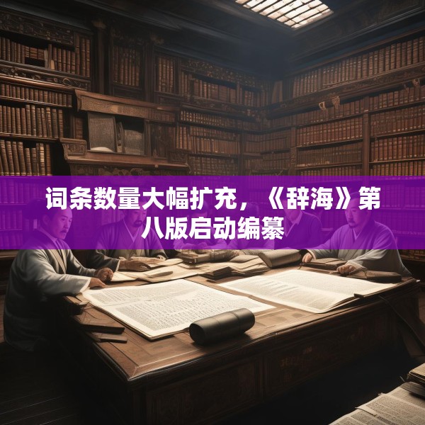 词条数量大幅扩充，《辞海》第八版启动编纂