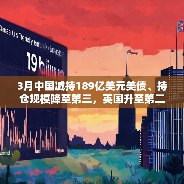 3月中国减持189亿美元美债、持仓规模降至第三，英国升至第二