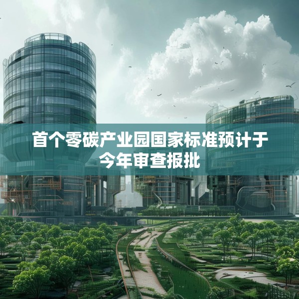 首个零碳产业园国家标准预计于今年审查报批