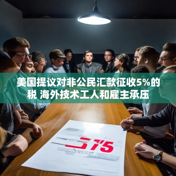美国提议对非公民汇款征收5%的税 海外技术工人和雇主承压