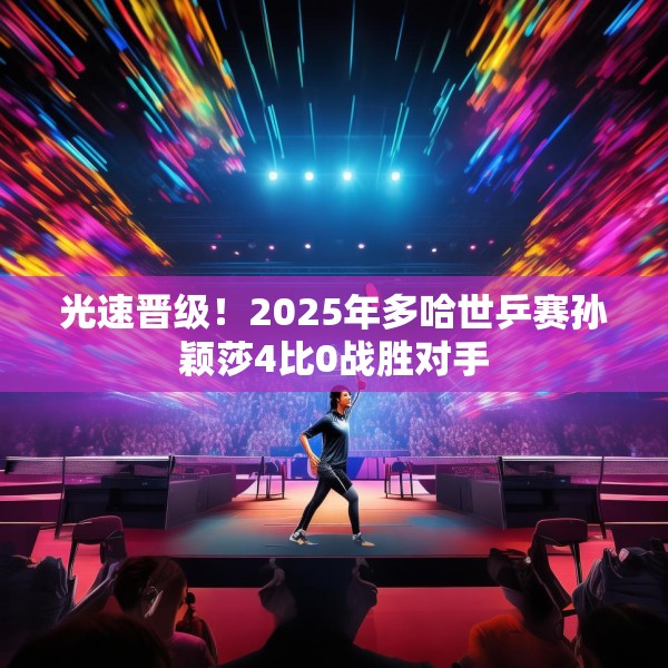 光速晋级！2025年多哈世乒赛孙颖莎4比0战胜对手