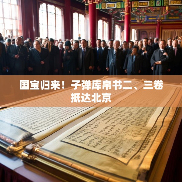 国宝归来！子弹库帛书二、三卷抵达北京