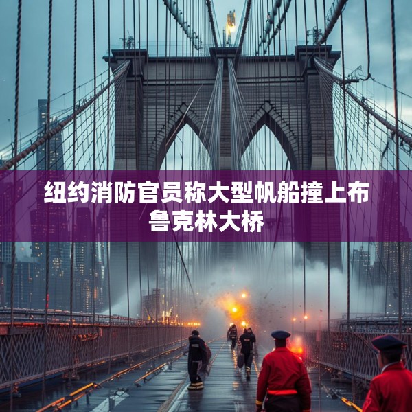 纽约消防官员称大型帆船撞上布鲁克林大桥