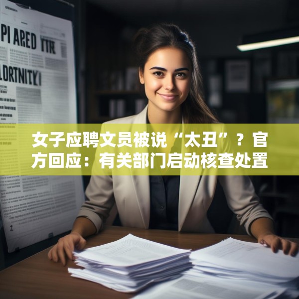 女子应聘文员被说“太丑”？官方回应：有关部门启动核查处置