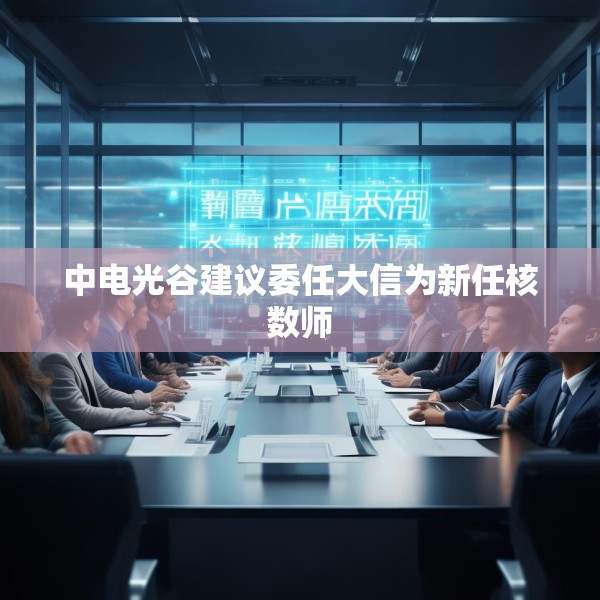 中电光谷建议委任大信为新任核数师