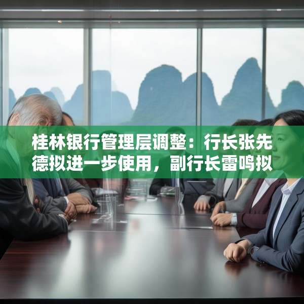 桂林银行管理层调整：行长张先德拟进一步使用，副行长雷鸣拟任市属国企正职