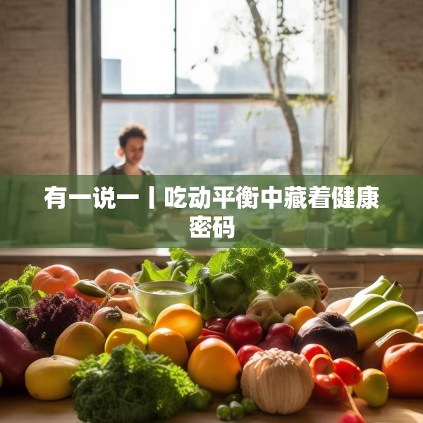 有一说一丨吃动平衡中藏着健康密码