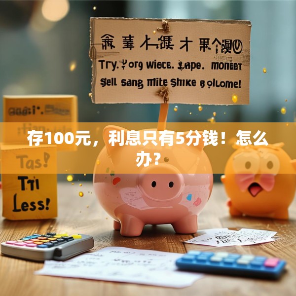 存100元，利息只有5分钱！怎么办？
