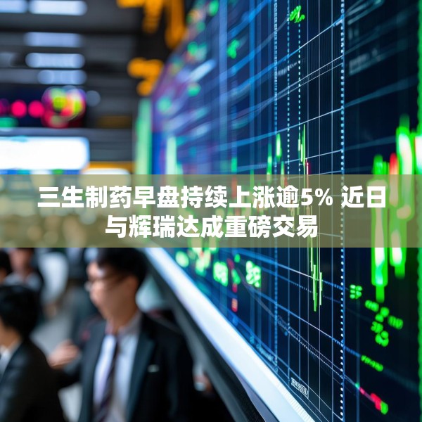 三生制药早盘持续上涨逾5% 近日与辉瑞达成重磅交易