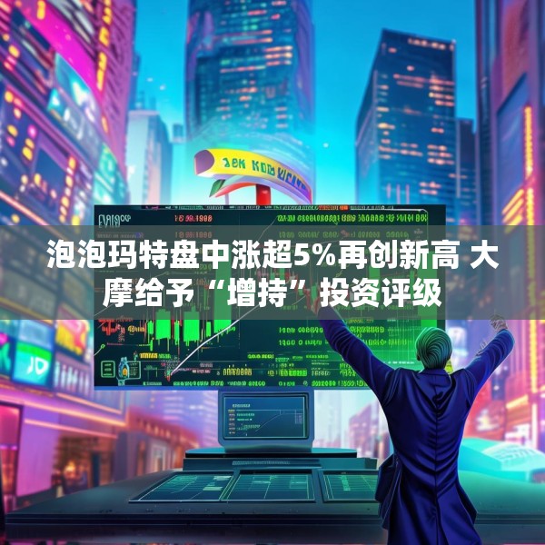 泡泡玛特盘中涨超5%再创新高 大摩给予“增持”投资评级