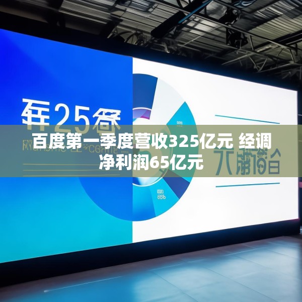 百度第一季度营收325亿元 经调净利润65亿元