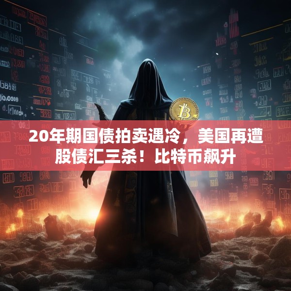 20年期国债拍卖遇冷，美国再遭股债汇三杀！比特币飙升