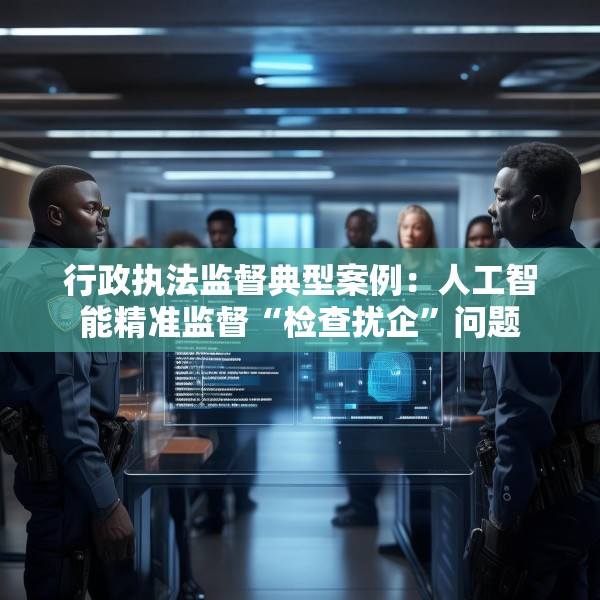 行政执法监督典型案例：人工智能精准监督“检查扰企”问题