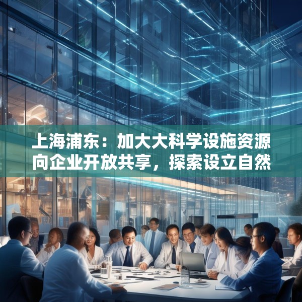 上海浦东：加大大科学设施资源向企业开放共享，探索设立自然科学基金