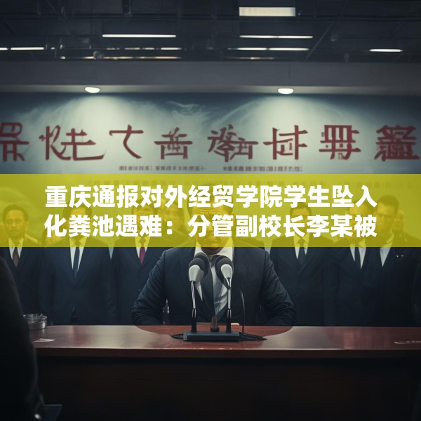 重庆通报对外经贸学院学生坠入化粪池遇难：分管副校长李某被免职