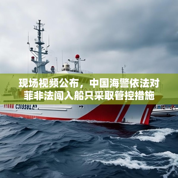 现场视频公布，中国海警依法对菲非法闯入船只采取管控措施