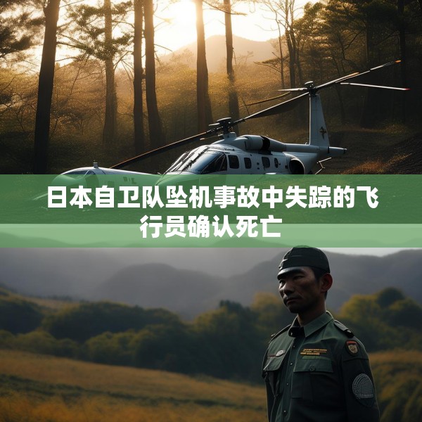日本自卫队坠机事故中失踪的飞行员确认死亡