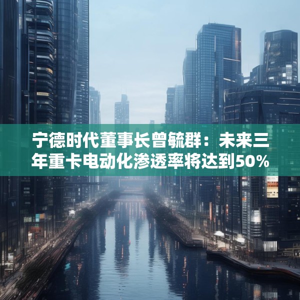 宁德时代董事长曾毓群：未来三年重卡电动化渗透率将达到50%