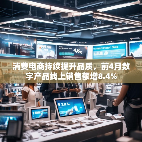 消费电商持续提升品质，前4月数字产品线上销售额增8.4%