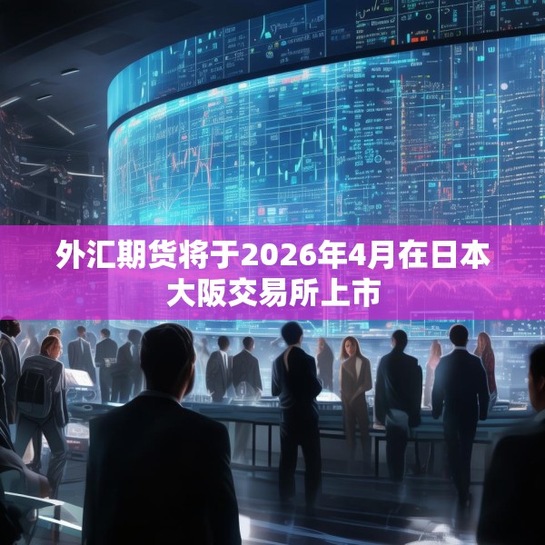 外汇期货将于2026年4月在日本大阪交易所上市