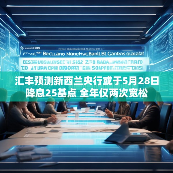 汇丰预测新西兰央行或于5月28日降息25基点 全年仅两次宽松