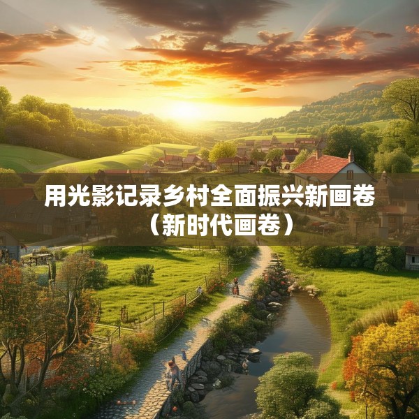用光影记录乡村全面振兴新画卷（新时代画卷）