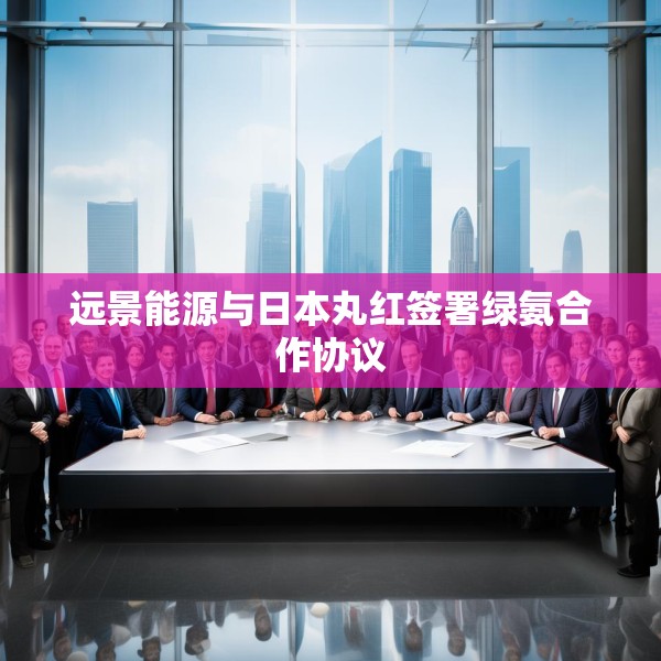 远景能源与日本丸红签署绿氨合作协议