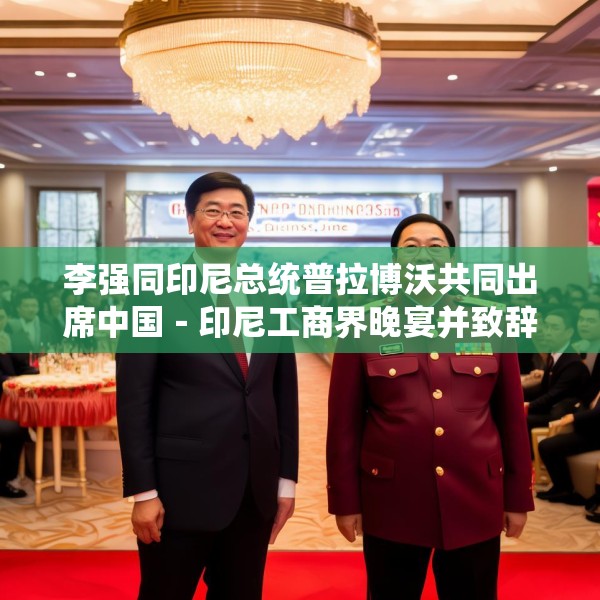 李强同印尼总统普拉博沃共同出席中国－印尼工商界晚宴并致辞
