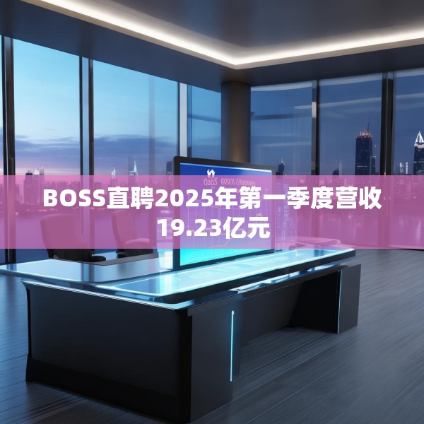 BOSS直聘2025年第一季度营收19.23亿元