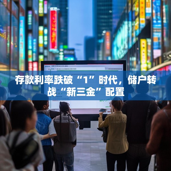 存款利率跌破“1”时代，储户转战“新三金”配置