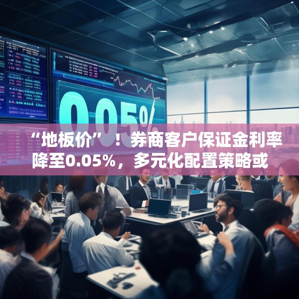 “地板价” ！券商客户保证金利率降至0.05%，多元化配置策略或将破局