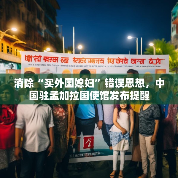 消除“买外国媳妇”错误思想，中国驻孟加拉国使馆发布提醒