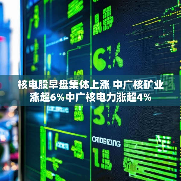 核电股早盘集体上涨 中广核矿业涨超6%中广核电力涨超4%