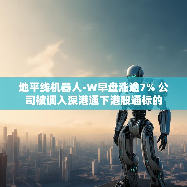 地平线机器人-W早盘涨逾7% 公司被调入深港通下港股通标的