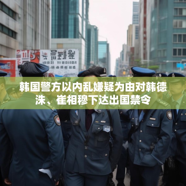 韩国警方以内乱嫌疑为由对韩德洙、崔相穆下达出国禁令