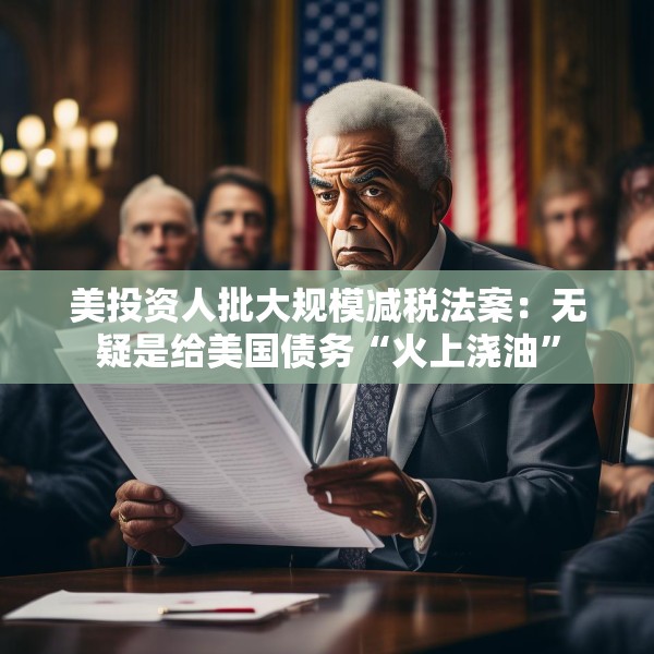 美投资人批大规模减税法案：无疑是给美国债务“火上浇油”