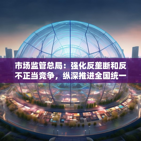 市场监管总局：强化反垄断和反不正当竞争，纵深推进全国统一大市场建设