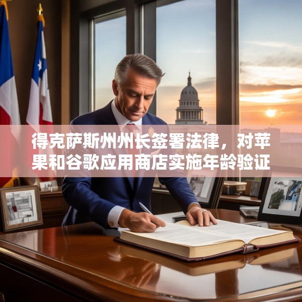 得克萨斯州州长签署法律，对苹果和谷歌应用商店实施年龄验证