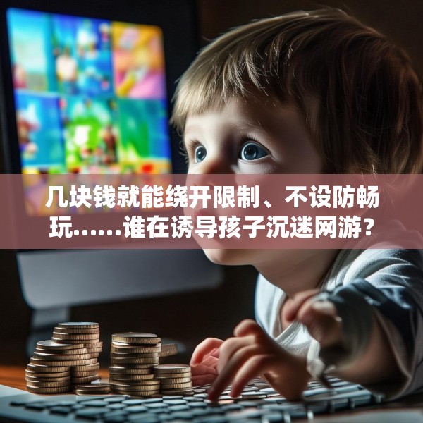 几块钱就能绕开限制、不设防畅玩……谁在诱导孩子沉迷网游？